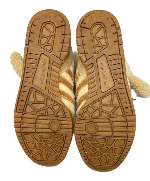 adidas（アディダス）adidas (アディダス) JEREMY SCOTT (ジェレミー スコット) ハイカットスニーカー ベージュ サイズ:23.5cmの古着・服飾アイテム