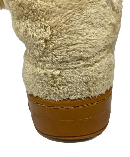 adidas（アディダス）adidas (アディダス) JEREMY SCOTT (ジェレミー スコット) ハイカットスニーカー ベージュ サイズ:23.5cmの古着・服飾アイテム