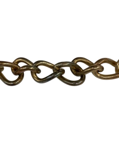 J&M DAVIDSON（ジェイ＆エム デヴィッドソン）J&M DAVIDSON (ジェイ＆エム デヴィッドソン) レザーベルト ゴールド×ブラウンの古着・服飾アイテム