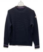 MONCLERモンクレール）の古着「薄手ニット」｜ネイビー