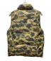 A BATHING APE (ア ベイシング エイプ) 中綿ベスト オリーブ サイズ:L：12000円