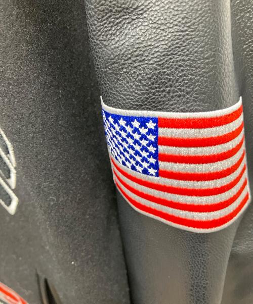 X-LARGE（エクストララージ）X-LARGE (エクストララージ) OGロゴ バーシティー ジャケット ブラック サイズ:Mの古着・服飾アイテム