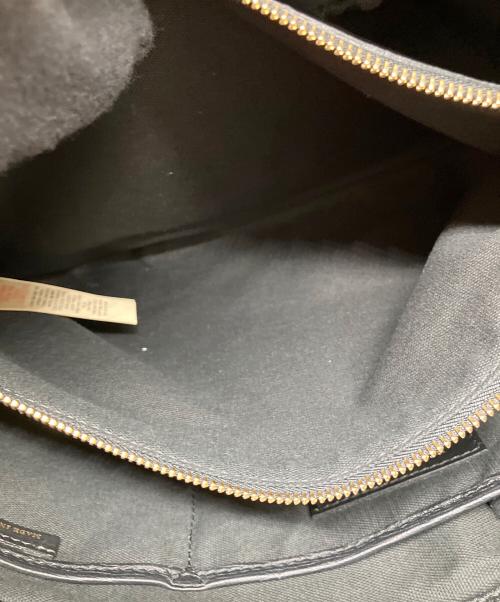 BURBERRY（バーバリー）BURBERRY (バーバリー) ショルダートートバッグ ブラック×ベージュの古着・服飾アイテム