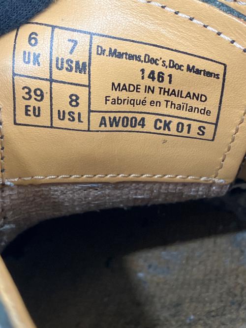 Dr.Martens（ドクターマーチン）Dr.Martens (ドクターマーチン) 3ホールブーツ ブラック サイズ:UK6の古着・服飾アイテム