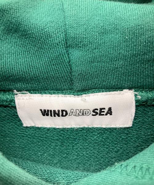 WIND AND SEA（ウィンダンシー）WIND AND SEA (ウィンダンシー) プルオーバーパーカー グリーン サイズ:freeの古着・服飾アイテム