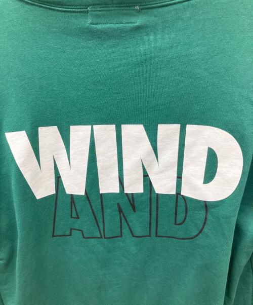WIND AND SEA（ウィンダンシー）WIND AND SEA (ウィンダンシー) プルオーバーパーカー グリーン サイズ:freeの古着・服飾アイテム