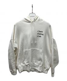 CHAOS FISHING CLUB（カオスフィッシングクラブ）の古着「プルオーバーパーカー」｜ホワイト