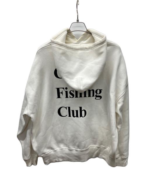 CHAOS FISHING CLUB（カオスフィッシングクラブ）CHAOS FISHING CLUB (カオスフィッシングクラブ) プルオーバーパーカー ホワイト サイズ:XLの古着・服飾アイテム