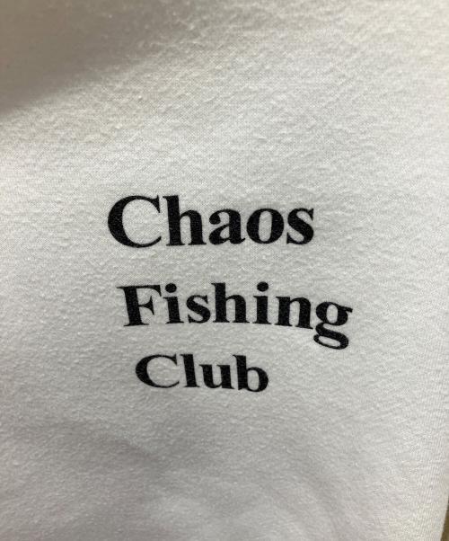 CHAOS FISHING CLUB（カオスフィッシングクラブ）CHAOS FISHING CLUB (カオスフィッシングクラブ) プルオーバーパーカー ホワイト サイズ:XLの古着・服飾アイテム