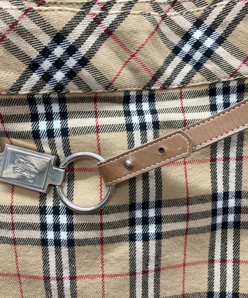 BURBERRY BLUE LABEL（バーバリー ブルー レーベル）BURBERRY BLUE LABEL (バーバリーロンドンブルーレーベル) ノースリーブワンピース ベージュ サイズ:Mの古着・服飾アイテム