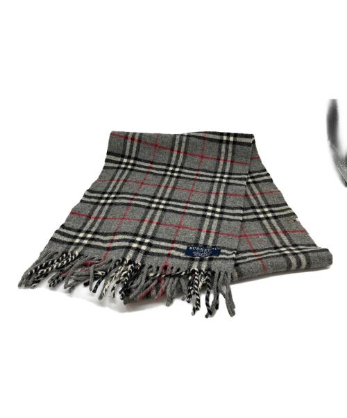 BURBERRY LONDON（バーバリーロンドン）BURBERRY LONDON (バーバリーロンドン) マフラー グレーの古着・服飾アイテム