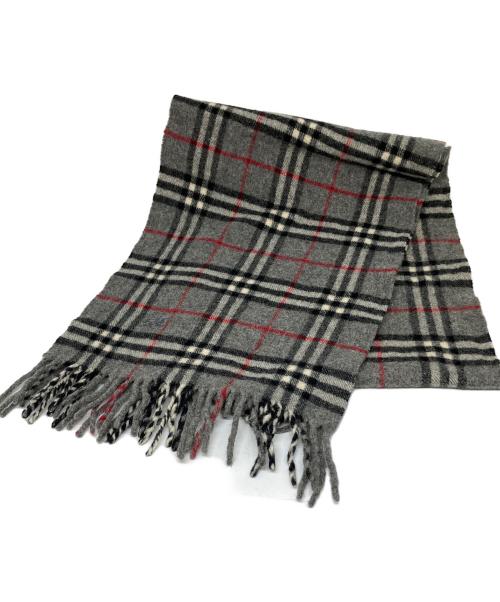 BURBERRY LONDON（バーバリーロンドン）BURBERRY LONDON (バーバリーロンドン) マフラー グレーの古着・服飾アイテム