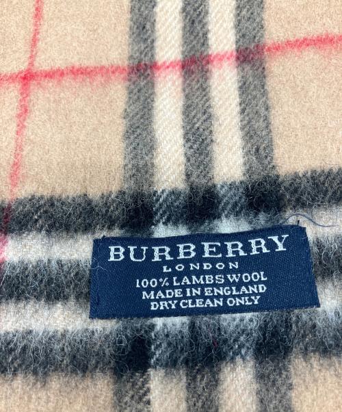 BURBERRY LONDON（バーバリーロンドン）BURBERRY LONDON (バーバリーロンドン) マフラー ベージュの古着・服飾アイテム
