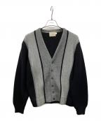 Orlon by CAMPUSオーロン バイ キャンパス）の古着「厚手カーディガン」｜グレー×ブラック