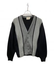 Orlon by CAMPUS（オーロン バイ キャンパス）の古着「厚手カーディガン」｜グレー×ブラック