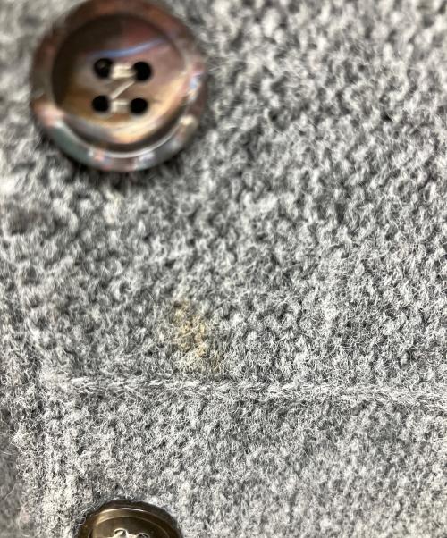 Orlon by CAMPUS（オーロン バイ キャンパス）Orlon by CAMPUS (オーロン バイ キャンパス) 厚手カーディガン グレー×ブラック サイズ:Lの古着・服飾アイテム