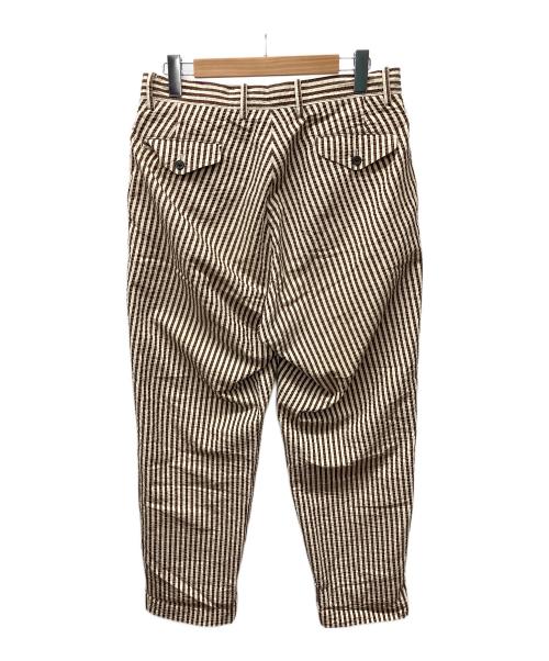 KAPTAIN SUNSHINE（キャプテンサンシャイン）KAPTAIN SUNSHINE (キャプテンサンシャイン) パンツ ホワイト×ブラウン サイズ:32の古着・服飾アイテム