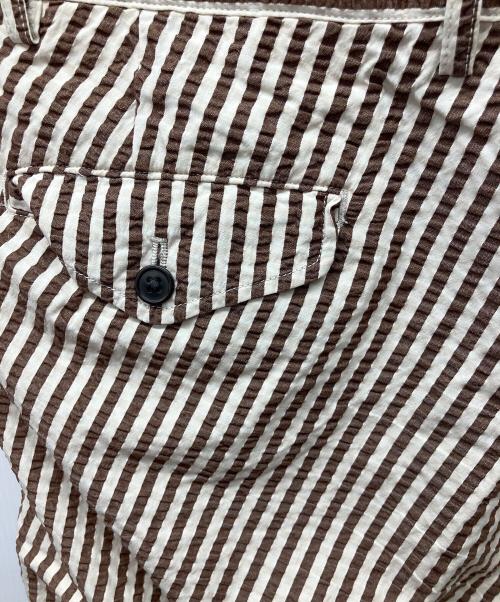KAPTAIN SUNSHINE（キャプテンサンシャイン）KAPTAIN SUNSHINE (キャプテンサンシャイン) パンツ ホワイト×ブラウン サイズ:32の古着・服飾アイテム