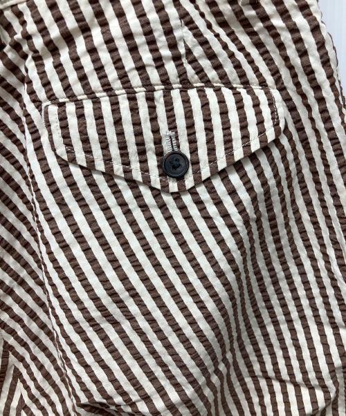 KAPTAIN SUNSHINE（キャプテンサンシャイン）KAPTAIN SUNSHINE (キャプテンサンシャイン) パンツ ホワイト×ブラウン サイズ:32の古着・服飾アイテム