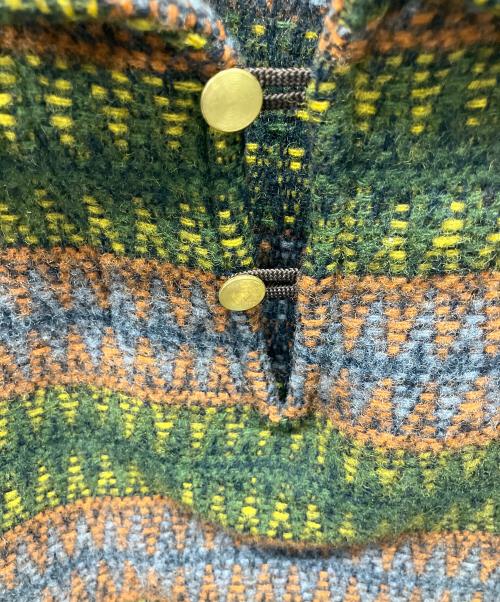 Fox Knapp（フォックスナップ）Fox Knapp (フォックスナップ) 厚手ニット グリーン サイズ:Lの古着・服飾アイテム