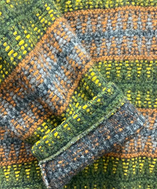 Fox Knapp（フォックスナップ）Fox Knapp (フォックスナップ) 厚手ニット グリーン サイズ:Lの古着・服飾アイテム