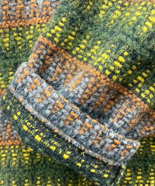 Fox Knapp（フォックスナップ）Fox Knapp (フォックスナップ) 厚手ニット グリーン サイズ:Lの古着・服飾アイテム