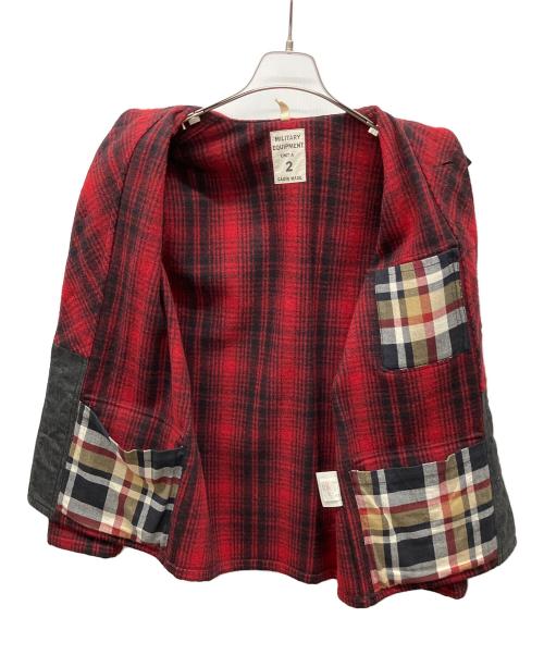 GAIJIN MADE（ガイジンメイド）GAIJIN MADE (ガイジンメイド) ウールジャケット レッド サイズ:Mの古着・服飾アイテム