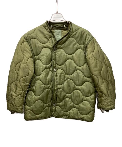 US ARMY（ユーエスアーミー）US ARMY (ユーエスアーミー) キルティングライナー グリーン サイズ:Mediumの古着・服飾アイテム