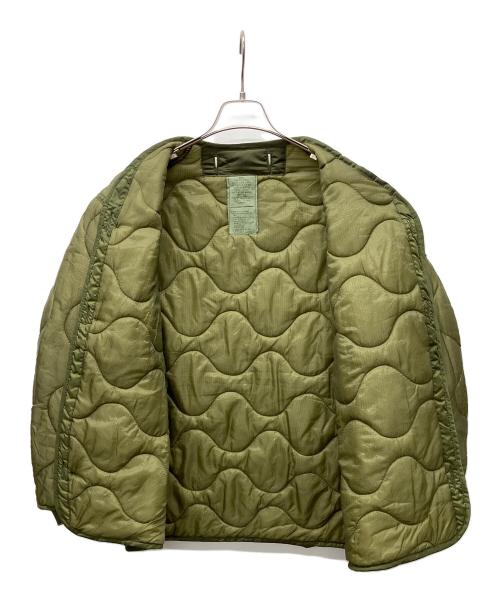 US ARMY（ユーエスアーミー）US ARMY (ユーエスアーミー) キルティングライナー グリーン サイズ:Mediumの古着・服飾アイテム