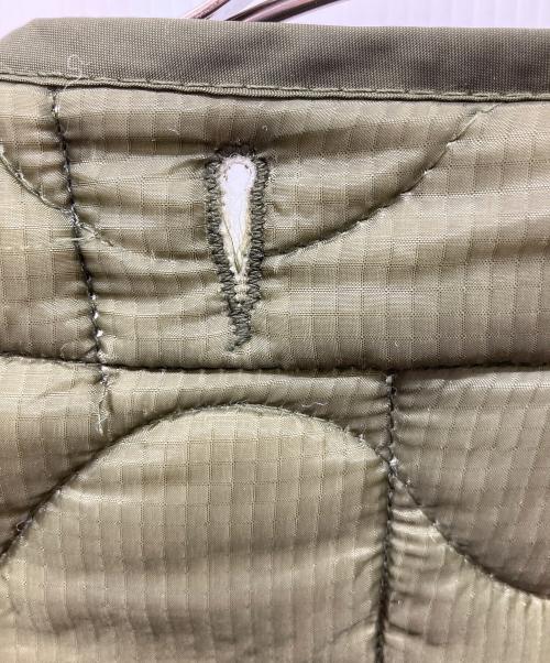 US ARMY（ユーエスアーミー）US ARMY (ユーエスアーミー) キルティングライナー グリーン サイズ:Mediumの古着・服飾アイテム