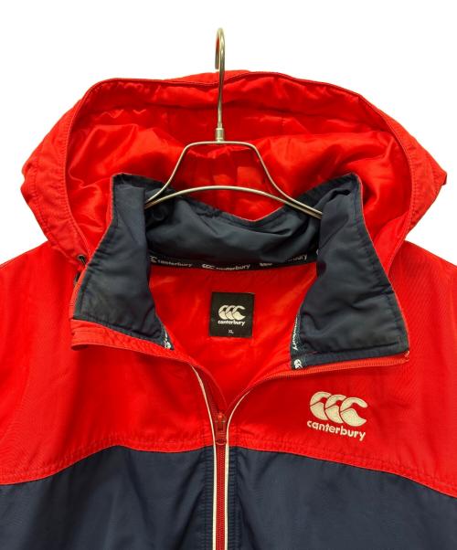Canterbury（カンタベリー）Canterbury (カンタベリー) 中綿ジャケット ネイビー×レッド サイズ:XLの古着・服飾アイテム