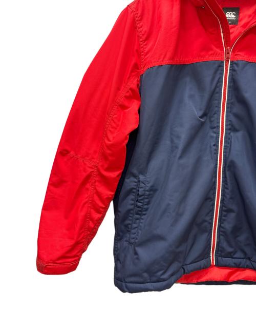 Canterbury（カンタベリー）Canterbury (カンタベリー) 中綿ジャケット ネイビー×レッド サイズ:XLの古着・服飾アイテム