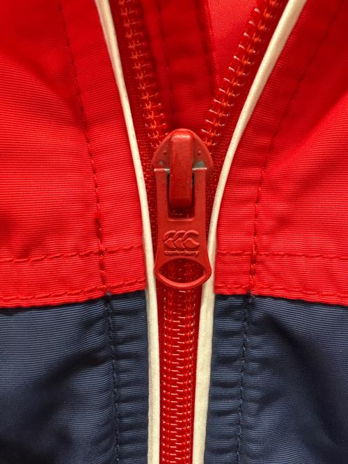 Canterbury（カンタベリー）Canterbury (カンタベリー) 中綿ジャケット ネイビー×レッド サイズ:XLの古着・服飾アイテム