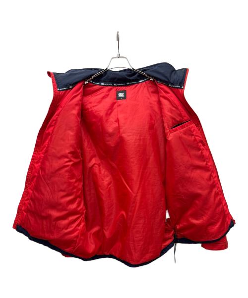 Canterbury（カンタベリー）Canterbury (カンタベリー) 中綿ジャケット ネイビー×レッド サイズ:XLの古着・服飾アイテム