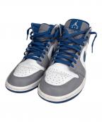 NIKEナイキ）の古着「Air Jordan 1 Mid "True Blue"」｜ブルー×ホワイト