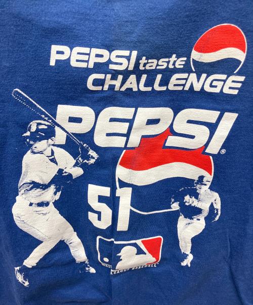 PEPSI（ペプシ）PEPSI (ペプシ) 半袖カットソー ブルー サイズ:freeの古着・服飾アイテム