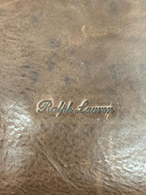 RALPH LAUREN（ラルフローレン）RALPH LAUREN (ラルフローレン) レザートートバッグ ブラウンの古着・服飾アイテム