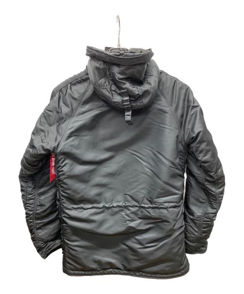 ALPHA（アルファ）ALPHA (アルファ) N-3Bタイプコート ブラック サイズ:Mediumの古着・服飾アイテム