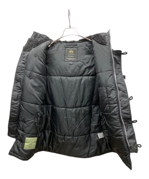 ALPHA（アルファ）ALPHA (アルファ) N-3Bタイプコート ブラック サイズ:Mediumの古着・服飾アイテム