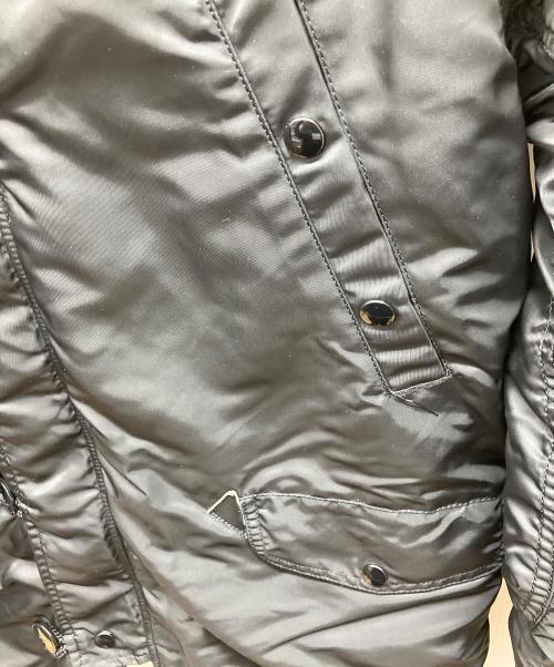 ALPHA（アルファ）ALPHA (アルファ) N-3Bタイプコート ブラック サイズ:Mediumの古着・服飾アイテム