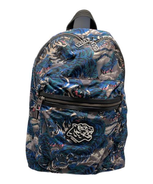 KENZO（ケンゾー）KENZO (ケンゾー) ナイロンリュック ブルーの古着・服飾アイテム