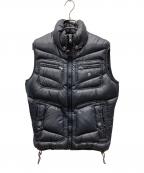 DIESELディーゼル）の古着「ダウンベスト」｜ブラック