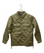 TAIONタイオン）の古着「ミリタリーダウンシャツ」｜カーキ