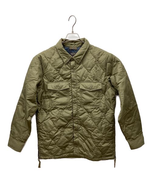TAION（タイオン）TAION (タイオン) ミリタリーダウンシャツ カーキ サイズ:Lの古着・服飾アイテム