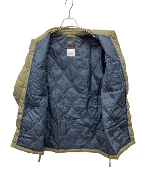 TAION（タイオン）TAION (タイオン) ミリタリーダウンシャツ カーキ サイズ:Lの古着・服飾アイテム