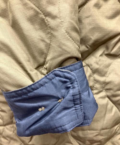 TAION（タイオン）TAION (タイオン) ミリタリーダウンシャツ カーキ サイズ:Lの古着・服飾アイテム