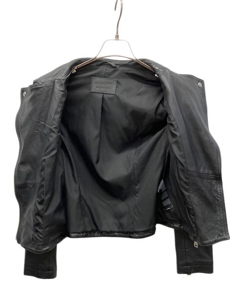 ALL SAINTS（オールセインツ）ALL SAINTS (オールセインツ) ライダースジャケット ブラック サイズ:Sの古着・服飾アイテム