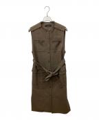 allurevilleアルアバイル）の古着「ノースリーブ・キャミソールワンピース」｜ブラウン