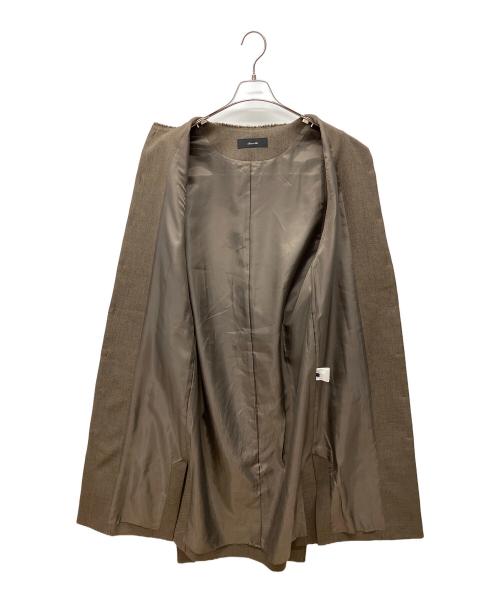 allureville（アルアバイル）allureville (アルアバイル) ノースリーブ・キャミソールワンピース ブラウン サイズ:1の古着・服飾アイテム