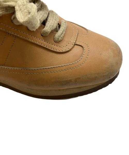 HERMES（エルメス）HERMES (エルメス) レザースニーカー ブラウン サイズ:23.5cmの古着・服飾アイテム